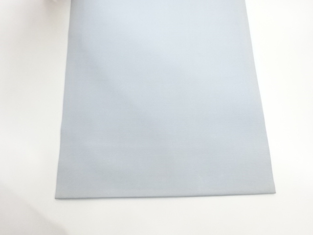  塩瀬金彩金駒刺繍銀杏に松葉・梅模様開き名古屋帯（額縁仕立て）